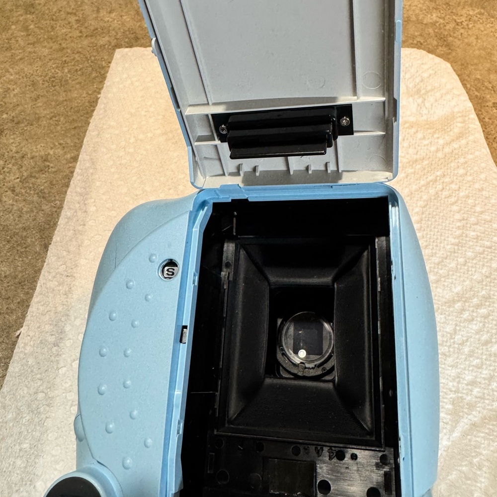 Blue Instant Camera